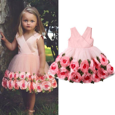 Flower Girl Dress 3D Rose Party Pageant Dress Princess Kids Baby Outfits Costume
Flower Girl Dress 3D Rose Party Pageant Dress Princess Kids Baby Outfits Costume