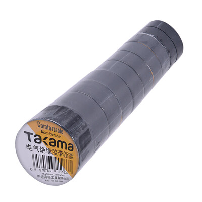 Takamatsu Takama Electrical Insulation Tape Electrical Tape High Temperature Flame Retardant Large Roll PVC Waterproof Black 9M10
Takamatsu Takama Electrical Insulation Tape Electrical Tape High Temperature Flame Retardant Large Roll PVC Waterproof Black 9M10
