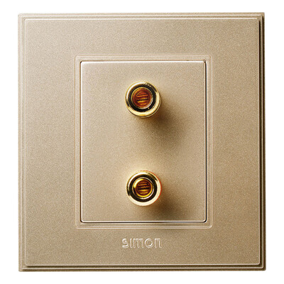 SIMON переключатель гнездо 56C серии динамика шампанского