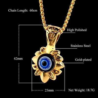 restore ancient ways Turkey pendeloque cut titanium steel demon blue eye pendant necklace men&women Christmas gift
restore ancient ways Turkey pendeloque cut titanium steel demon blue eye pendant necklace men&women Christmas gift