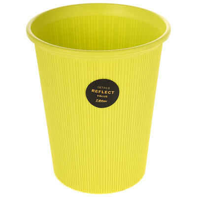 Thunderbolt kid no cap ring plastic trash can TB-9711 diameter 214mm 5.5L blue and green random
Thunderbolt kid no cap ring plastic trash can TB-9711 diameter 214mm 5.5L blue and green random