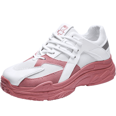 2018 retro old shoes mesh breathable sports shoes thick bottom increased running shoes pink Harajuku platform shoes
2018 retro old shoes mesh breathable sports shoes thick bottom increased running shoes pink Harajuku platform shoes