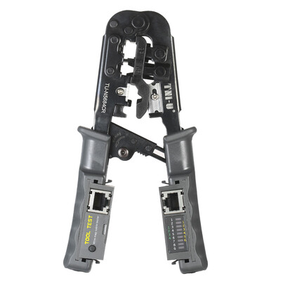 TNI-U TU-N5684CR 2 in 1 Wire Crimping&Testing Pliers RJ11 RJ12 RJ45 Cable Crimper Wire Stripper Cutter Wire Tester
TNI-U TU-N5684CR 2 in 1 Wire Crimping&Testing Pliers RJ11 RJ12 RJ45 Cable Crimper Wire Stripper Cutter Wire Tester
