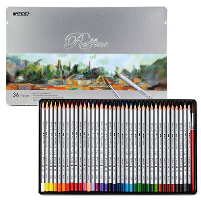 Marco 7120-36TN Raffine series of water-soluble 36 color pencil color pen color lead iron box
Marco 7120-36TN Raffine series of water-soluble 36 color pencil color pen color lead iron box