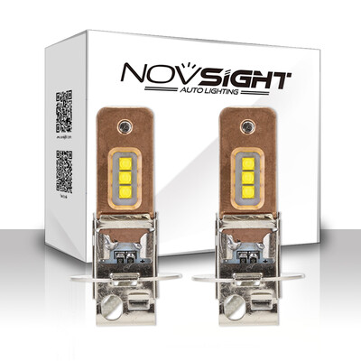 NOVSIGHT H7 60W 1800lm Car Led Headlights Fog Lights Copper Heat Conduction 6000K White Fog Lamps Bulbs 
NOVSIGHT H7 60W 1800lm Car Led Headlights Fog Lights Copper Heat Conduction 6000K White Fog Lamps Bulbs