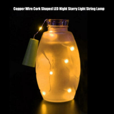 50CM 10 LEDs Copper Wire Cork Shaped LED Night Starry Light f 
50CM 10 LEDs Copper Wire Cork Shaped LED Night Starry Light f