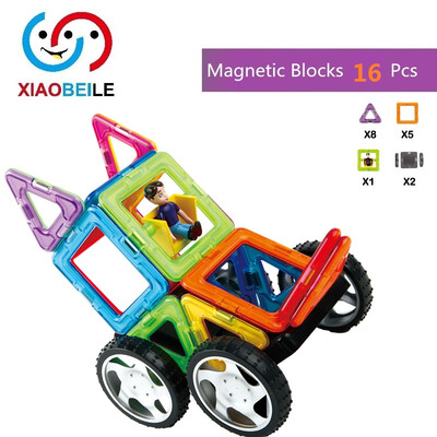 16PCS 3D DIY Amazing Car Magnetic Building Blocks Education Toys Blocks Lifting Magnet Building Bricks for Kids build Toy
16PCS 3D DIY Amazing Car Magnetic Building Blocks Education Toys Blocks Lifting Magnet Building Bricks for Kids build Toy