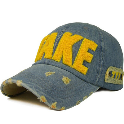 MSEK) WMZ130077 men and women Korean baseball cap TAKE letter towel embroidered cowboy hole couple shade duck tongue tide hat denim yellow word
MSEK) WMZ130077 men and women Korean baseball cap TAKE letter towel embroidered cowboy hole couple shade duck tongue tide hat denim yellow word