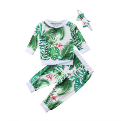 Toddler Infant Baby Girl Flower Flamingo Tops Pants Leggings 3Pcs Outfit Clothes 
Toddler Infant Baby Girl Flower Flamingo Tops Pants Leggings 3Pcs Outfit Clothes