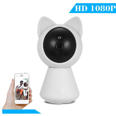 HD 1080P WiFi Cute Cat Smart Security IP Camera Pan Tilt WiFi Camera Support P2P Night vision Motion Detection Two way Audio Phone
HD 1080P WiFi Cute Cat Smart Security IP Camera Pan Tilt WiFi Camera Support P2P Night vision Motion Detection Two way Audio Phone