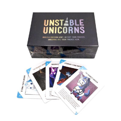 Unstable Unicorns Base Game Board Funny Cards Games Rainbow Collection Play Fun For Children Adults Gadgets Novelty Toys
Unstable Unicorns Base Game Board Funny Cards Games Rainbow Collection Play Fun For Children Adults Gadgets Novelty Toys