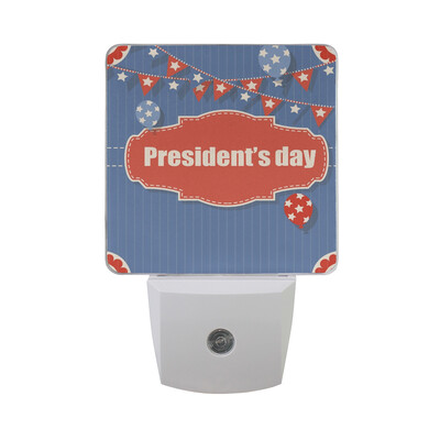 ALAZA LED Night Light With Smart Dusk To Dawn SensorHappy Presidents Day With Stars Plug In Night Light
ALAZA LED Night Light With Smart Dusk To Dawn SensorHappy Presidents Day With Stars Plug In Night Light