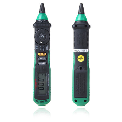 Mastech MS8211 Digital Multimeter Pen-type Non-contact AC Voltage Detector Auto-ranging Test Clip Carrying Bag
Mastech MS8211 Digital Multimeter Pen-type Non-contact AC Voltage Detector Auto-ranging Test Clip Carrying Bag