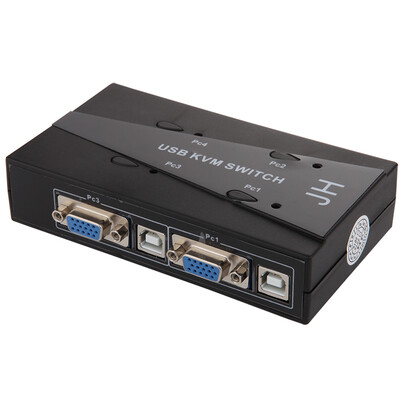 Jinghua (JH) 3211 KVM switch two out of a 2 USB manual electronic desktop notebook computer host VGA switch monitor sharing device
Jinghua (JH) 3211 KVM switch two out of a 2 USB manual electronic desktop notebook computer host VGA switch monitor sharing device