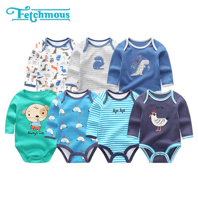 7PCSLot Unicorn Full Sleeve Newborn Baby Girls Clothes Rompers Babywear Bodysuists One Pieces Baby Boys Clothes Cotton O-Neck
7PCSLot Unicorn Full Sleeve Newborn Baby Girls Clothes Rompers Babywear Bodysuists One Pieces Baby Boys Clothes Cotton O-Neck