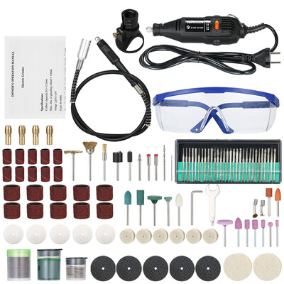 KKmoon Multi-functional Professional Electric Grinder Set 5-Speed Variable Speed Electric Drill Grinding Rotary Tool with 160pcs A
KKmoon Multi-functional Professional Electric Grinder Set 5-Speed Variable Speed Electric Drill Grinding Rotary Tool with 160pcs A