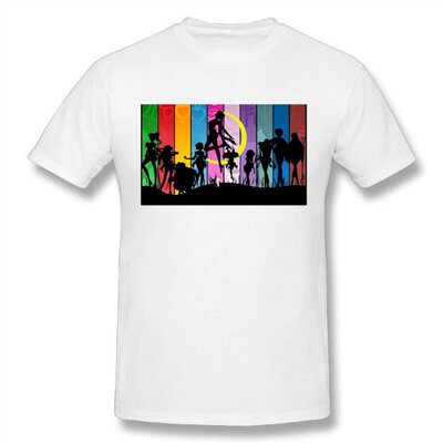 Womens Newest Sailor Moon Silhouette Cotton T Shirt White 
Womens Newest Sailor Moon Silhouette Cotton T Shirt White