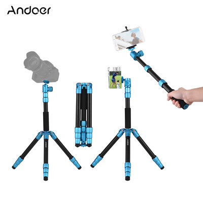Andoer Q066 51inch Lightweight Portable Travel Camera Tripod Stand Selfie Stick for DSLR for GoPro Hero 65433 Action Camera f
Andoer Q066 51inch Lightweight Portable Travel Camera Tripod Stand Selfie Stick for DSLR for GoPro Hero 65433 Action Camera f