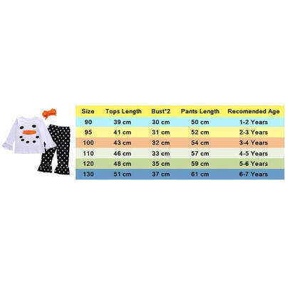 Toddler Kids Clothes Infant Girls Christmas Snowman Ruffle Polka Dot Outfits Set
Toddler Kids Clothes Infant Girls Christmas Snowman Ruffle Polka Dot Outfits Set