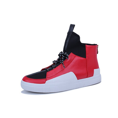 High-top white mens shoes Korean version of the trend personality hip-hop tide shoes mens shoes casual Gaobang wild hip-hop whit 
High-top white mens shoes Korean version of the trend personality hip-hop tide shoes mens shoes casual Gaobang wild hip-hop whit