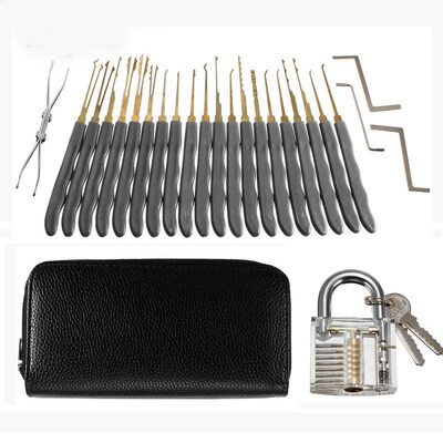 26PCS Lock Training Skill Set Clear Practice Padlock Tools Locks Key Pick Kits Quick Open Lock Learning Tools
26PCS Lock Training Skill Set Clear Practice Padlock Tools Locks Key Pick Kits Quick Open Lock Learning Tools