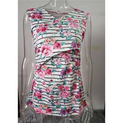 Summer Maternity Clothes Breastfeeding shirts nursing Tops For Pregnant Womens