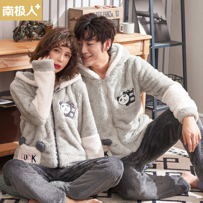 Antarctic couple pajamas female winter coral fleece long sleeve thick flannel cartoon home service 00-0251A male models gray 1851 code
Antarctic couple pajamas female winter coral fleece long sleeve thick flannel cartoon home service 00-0251A male models gray 1851 code