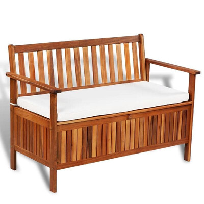 Storage Bench Acacia Wood
