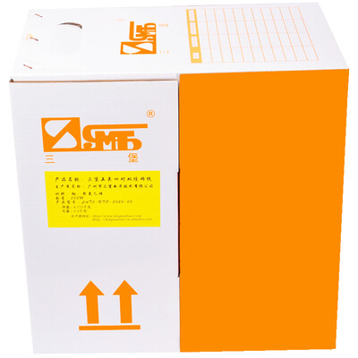 Sanba SANBAO engineering class five oxygen-free copper eight-core twisted pair cable 305 m box
Sanba SANBAO engineering class five oxygen-free copper eight-core twisted pair cable 305 m box
