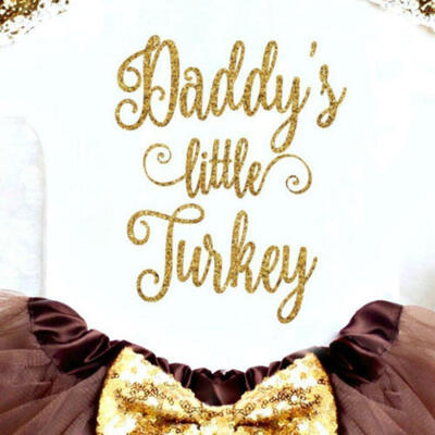 2018 Baby Girls DADDYS LITTLE TURKEY Romper Sequin Tutu Skirts 4PCS Outfits Set
2018 Baby Girls DADDYS LITTLE TURKEY Romper Sequin Tutu Skirts 4PCS Outfits Set