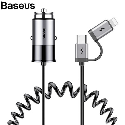 Baseus USB Car Charger For iPhone Samsung Mobile Phone Charger with 2 in 1 Dual USB Ports Phone Car Charger
Baseus USB Car Charger For iPhone Samsung Mobile Phone Charger with 2 in 1 Dual USB Ports Phone Car Charger