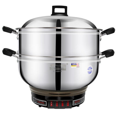 Hemisphere (Peskoe) multi-purpose pot multi-functional 5L electric hot pot 304 stainless steel electric cooker wok BQ-32C 5 liters
Hemisphere (Peskoe) multi-purpose pot multi-functional 5L electric hot pot 304 stainless steel electric cooker wok BQ-32C 5 liters