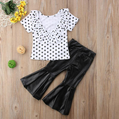 Summer Clothes Kid Baby Girl Polka Dot Backless TopsFlared Pants Bell Bottom AU
Summer Clothes Kid Baby Girl Polka Dot Backless TopsFlared Pants Bell Bottom AU
