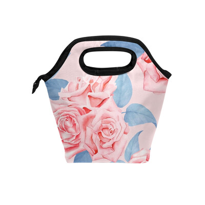 Lunch Bag Tote Bag Pink Rose Blue Leaves Travel Picnic Organizer Lunch Holder Handbags Lunch Bag Box
Lunch Bag Tote Bag Pink Rose Blue Leaves Travel Picnic Organizer Lunch Holder Handbags Lunch Bag Box
