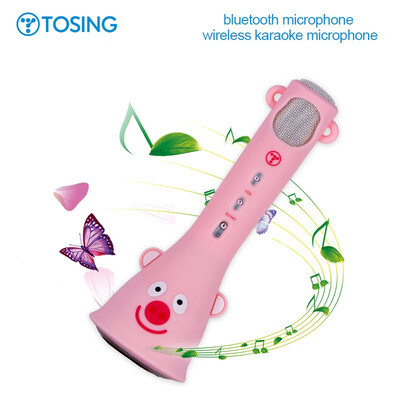 TOSING X3 Kids Wireless Karaoke Microphone Blue tooth Speaker Cute Soft Materials Kids Gift Language Education with Carrying Case
TOSING X3 Kids Wireless Karaoke Microphone Blue tooth Speaker Cute Soft Materials Kids Gift Language Education with Carrying Case