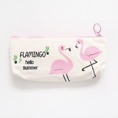 Kawaii Cute Pink Flamingo Canvas Pencil Case Storage Organizer Pen Bags Pouch Pencil Bag School Supply Stationery
Kawaii Cute Pink Flamingo Canvas Pencil Case Storage Organizer Pen Bags Pouch Pencil Bag School Supply Stationery