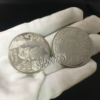 2019 Fu Pig Commemorative Coin Year of Pig Delivers Money Coins Collection New Year Gift Gold Plated Silver Plated New style
2019 Fu Pig Commemorative Coin Year of Pig Delivers Money Coins Collection New Year Gift Gold Plated Silver Plated New style