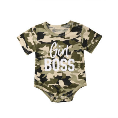 Newborn Kid Baby Boys Girls Cotton Clothes Romper Bodysuit Tops T Shirts Outfits