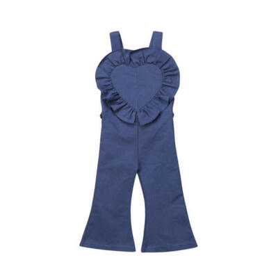 Kids Girls Bib Pants Bell-Bottom Trousers Ruffles Heart Romper Jumpsuit Outfits
Kids Girls Bib Pants Bell-Bottom Trousers Ruffles Heart Romper Jumpsuit Outfits