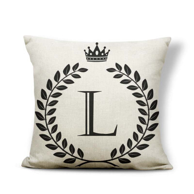 Alphabet Letter A-Z Cushion Covers Family Initial King Queen Crown Pillow Case School Home Gifts Toss Pillow Large Cotton Linen
Alphabet Letter A-Z Cushion Covers Family Initial King Queen Crown Pillow Case School Home Gifts Toss Pillow Large Cotton Linen