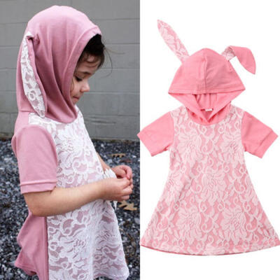 Toddler Kids Baby Girls Lace Hooded Cute Bunny Ear Party Dress Sundress Clothes 
Toddler Kids Baby Girls Lace Hooded Cute Bunny Ear Party Dress Sundress Clothes