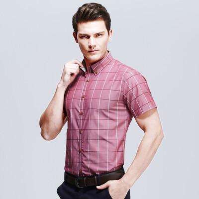 New Arrival Men Plaid Shirts 2016 Fashion Men Summer Shirts Short Sleeves Slim Fits Casual Plaid Shirts 4 Colors Plus Size
New Arrival Men Plaid Shirts 2016 Fashion Men Summer Shirts Short Sleeves Slim Fits Casual Plaid Shirts 4 Colors Plus Size