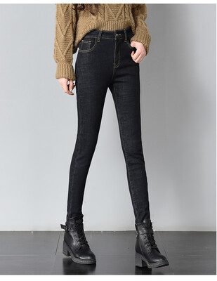 new Korean autumnwinter 2018 slim fit pants&thick high-waisted stretch jeans for women
new Korean autumnwinter 2018 slim fit pants&thick high-waisted stretch jeans for women
