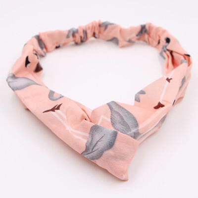 Women Girls Hair Bands Print Headbands Retro Cross Turban Bandage Bandanas HeadBands Hair Accessories Headwrap