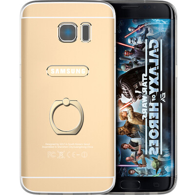 Cool Le Feng S7edge phone shell creative metal clasp buckle cover bracket shatter-resistant shell for Samsung S7 edge (G9350) gold
Cool Le Feng S7edge phone shell creative metal clasp buckle cover bracket shatter-resistant shell for Samsung S7 edge (G9350) gold