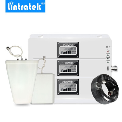 Lintratek ALC Tri Band Signal 2G 3G 4G Cell Phone Booster Repeater Amplifier for 2G GSM 900MHz 3G W-CDMA 2100MHz LTE 1800MHz
Lintratek ALC Tri Band Signal 2G 3G 4G Cell Phone Booster Repeater Amplifier for 2G GSM 900MHz 3G W-CDMA 2100MHz LTE 1800MHz