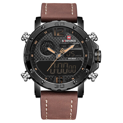 NAVIFORCE NF9134 Quartz Fashion Watch Men Watches Top Brand Luxury Male Clock Business Military Dual Display 30M Waterproof Wrist
NAVIFORCE NF9134 Quartz Fashion Watch Men Watches Top Brand Luxury Male Clock Business Military Dual Display 30M Waterproof Wrist