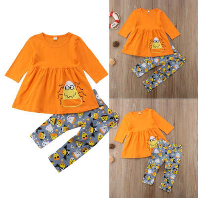 Toddler Kid Baby Girl T-shirt Blouse DressLong Pants Legging Outfit Clothes Set 
Toddler Kid Baby Girl T-shirt Blouse DressLong Pants Legging Outfit Clothes Set