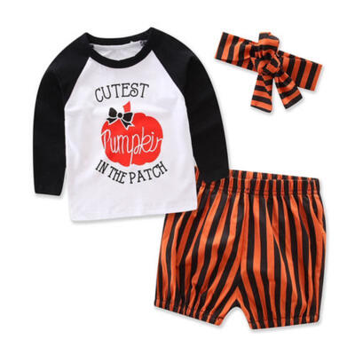 3PCS Toddler Newborn Baby Girl Cotton Long Sleeve Top Short Pants Outfits Set US
3PCS Toddler Newborn Baby Girl Cotton Long Sleeve Top Short Pants Outfits Set US