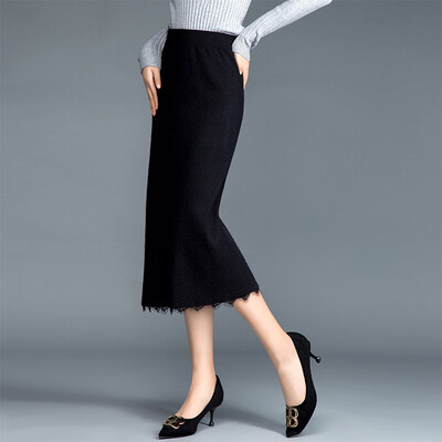 A pond morning autumn winter female 2018 new Korean version of the solid color high waist bag hip split lace skirt S83T4171BA10JM black one yard
A pond morning autumn winter female 2018 new Korean version of the solid color high waist bag hip split lace skirt S83T4171BA10JM black one yard